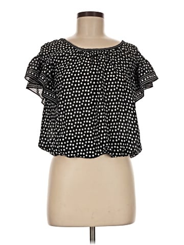 Max Studio Short Sleeve Blouse (view 1)