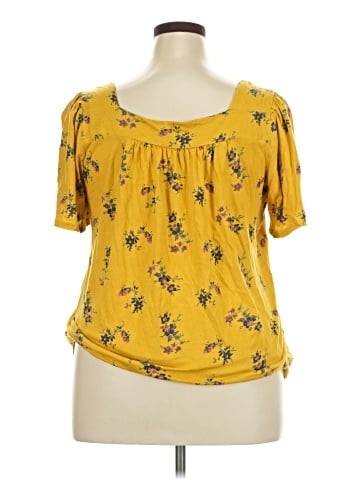 Lucky Brand Short Sleeve Blouse (view 2)
