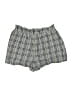 Forever 21 Plus Plaid Blue Shorts Size 0X - photo 1