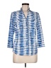 J. McLaughlin Blue 3/4 Sleeve Polo Size M - photo 1