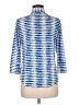 J. McLaughlin Blue 3/4 Sleeve Polo Size M - photo 2