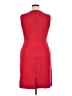 Lands' End Solid Red Cocktail Dress Size 16 - photo 2