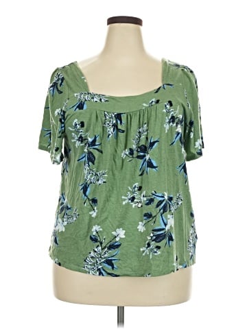Lucky Brand Short Sleeve Blouse (view 1)