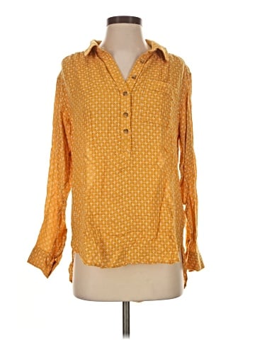 By Anthropologie Long Sleeve Blouse (view 1)