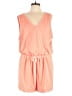 Lou & Grey Solid Orange Romper Size XL - photo 1
