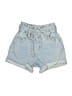 Black Label by Chico's Blue Denim Shorts Size S - photo 1