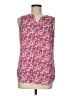 Adrianna Papell 100% Polyester Floral Pink Sleeveless Blouse Size M - photo 1