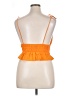 Sim & Sam 100% Cotton Orange Sleeveless Blouse Size XL - photo 2