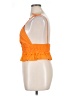 Sim & Sam 100% Cotton Orange Sleeveless Blouse Size XL - photo 5