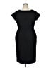 Lands' End Solid Black Cocktail Dress Size 14 - photo 1