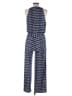 White House Black Market Checkered-gingham Blue Jumpsuit Size M (petite) - photo 2