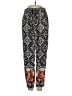 Angie 100% Rayon Print Blue Casual Pants Size S - photo 1