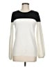 Anne Klein Color Block Ivory Pullover Sweater Size M - photo 1