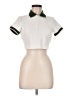 Zara Ivory Short Sleeve Top Size M - photo 1