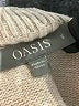 oasis Tan Turtleneck Sweater Size S - photo 7