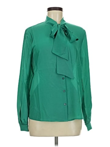 Boden Long Sleeve Silk Top (view 1)