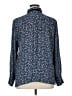 CeCe Blue Long Sleeve Blouse Size XL - photo 2