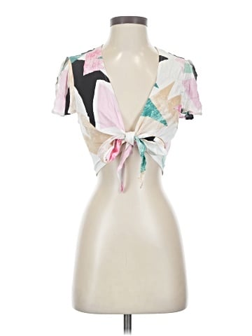 Lulus Short Sleeve Blouse (view 1)