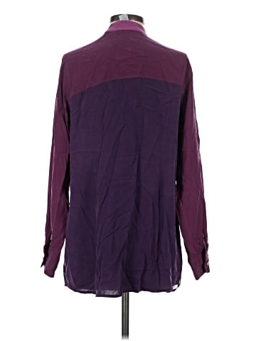 Soft Surroundings Long Sleeve Silk Top (view 2)