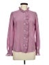 Boden 100% Silk Pink Long Sleeve Silk Top Size 6 - photo 1