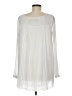 Badgley Mischka 100% Polyester Ivory Long Sleeve Blouse Size M - photo 2