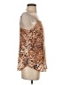 Ann Taylor 100% Polyester Brown Sleeveless Top Size S - photo 4