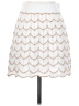 Mable Chevron-herringbone White Casual Skirt Size S - photo 1