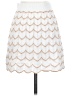 Mable Chevron-herringbone White Casual Skirt Size S - photo 2