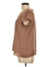 NY Collection Brown Short Sleeve Blouse Size L - photo 5