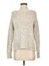 Talula Metallic Ivory Pullover Sweater Size XXS - photo 1
