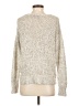 Talula Metallic Ivory Pullover Sweater Size XXS - photo 2