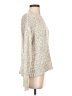 Talula Metallic Ivory Pullover Sweater Size XXS - photo 4