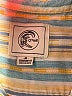 O'Neill 100% Cotton Stripes Yellow Short Sleeve Button-Down Shirt Size M - photo 7