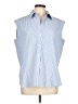 Brochu Walker Stripes Blue Sleeveless Blouse Size L - photo 1