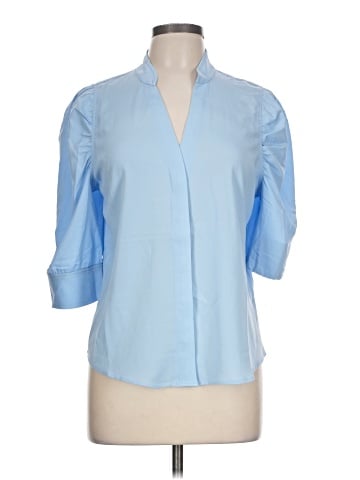 White House Black Market 3/4 Sleeve Blouse (view 1)