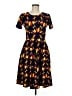 Lularoe Print Orange Casual Dress Size M - photo 1