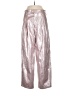 Mother 100% Polyurethane Metallic Pink Silver Casual Pants Size 29 waist - photo 1