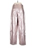 Mother 100% Polyurethane Metallic Pink Silver Casual Pants Size 29 waist - photo 2