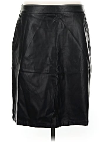 Ann Taylor LOFT Faux Leather Skirt (view 1)
