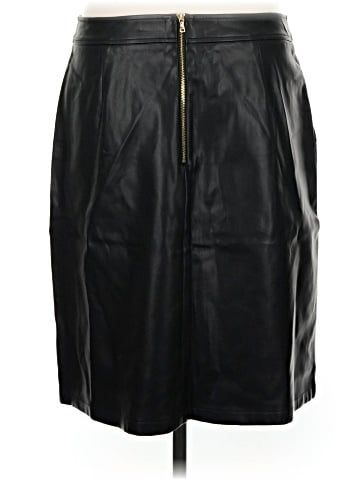 Ann Taylor LOFT Faux Leather Skirt (view 2)
