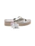 Skechers Silver Flip Flops Size 5 - photo 1