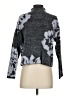 By Anthropologie Floral Gray Turtleneck Sweater Size S - photo 2