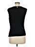 Talbots Solid Black Sleeveless Blouse Size M - photo 2