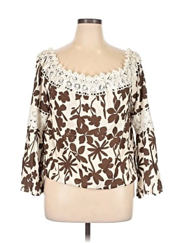 Boston Proper 3/4 Sleeve Blouse (view 1)