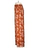 Three Dots 100% Rayon Floral Orange Casual Pants Size M - photo 5
