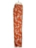 Three Dots 100% Rayon Floral Orange Casual Pants Size M - photo 4