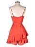 Express 100% Polyester Orange Cocktail Dress Size S - photo 2