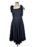 Hutch Solid Blue Casual Dress Size M - photo 1