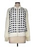St. John Checkered-gingham Ivory Track Jacket Size M - photo 1