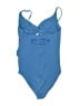 Old Navy Solid Blue One Piece Swimsuit Size L - photo 1
